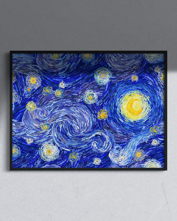 Van Gogh The Starry Night Ihlette Nyomtatás